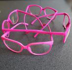 Roze party brillen, Overige merken, Ophalen of Verzenden, Zo goed als nieuw, Roze