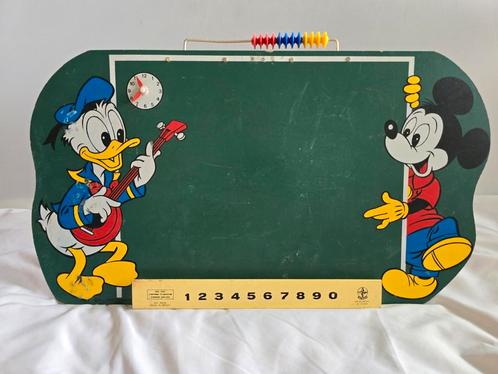 Disney Mickey Mouse Donald krijtbord Estrela schoolbord '60, Verzamelen, Disney, Gebruikt, Overige typen, Mickey Mouse, Ophalen of Verzenden