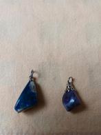 2 Hangers Natuursteen blauw en paars, Blauw, Ophalen of Verzenden, Zo goed als nieuw