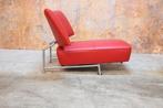 ZGANieuw rode leren Leolux Akka design bank / chaise longue, Huis en Inrichting, Banken | Sofa's en Chaises Longues, Ophalen, Leolux
