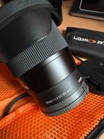 Sigma 16mm f/1.4 DC DN Contemporary – Sony E-mount + filters, Audio, Tv en Foto, Fotografie | Lenzen en Objectieven, Ophalen of Verzenden