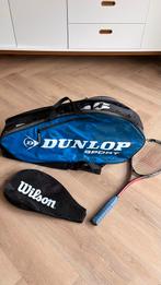 Squash Racket Wilson met Tas - Zo Goed Als Nieuw, Ophalen of Verzenden, Zo goed als nieuw, Racket
