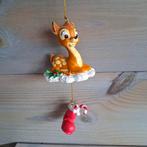 Disney Bambi kerst ornament, Ophalen of Verzenden, Bambi of Dumbo, Zo goed als nieuw, Beeldje of Figuurtje