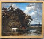 WATELIN (1837-1907).Frankrijk. 59/50. *Zie tekst., Antiek en Kunst, Kunst | Schilderijen | Klassiek, Ophalen
