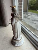 Maria beeld in biscuit - 38 cm, Ophalen, Gebruikt