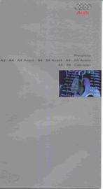 Audi Preisliste (1998) A3 a4 a4 avant s4 s4 avant a6 a8 s8, Nieuw, Audi, Ophalen of Verzenden