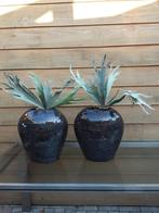 Zwart gemêleerde vazen/potten, Ophalen, Overige kleuren, Minder dan 50 cm, Glas