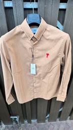 Ami Paris overhemd, nieuw, maat M, Verzenden, Nieuw, Bruin, Halswijdte 39/40 (M)