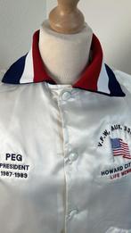 King Louie maat 42 wit glanzend jack jas vest 952, Wit, Maat 42/44 (L), Ophalen of Verzenden, Zo goed als nieuw