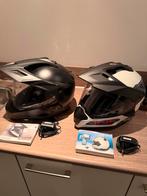 2 BMW GS Motorhelmen met Communicatiesysteem - Maat L, Motoren, Kleding | Motorhelmen, L, Tweedehands, Ophalen, Overige merken