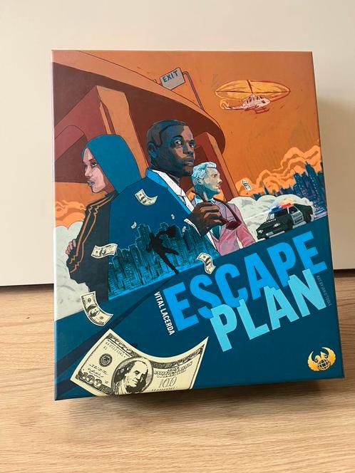 Escape Plan (kickstarter bundle inclusief upgrade pack), Hobby en Vrije tijd, Gezelschapsspellen | Bordspellen, Zo goed als nieuw