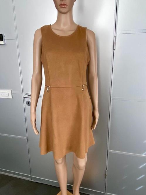 i79 Pimkie maat 38=M suedine jurk jurkje bruin, Kleding | Dames, Jurken, Zo goed als nieuw, Maat 38/40 (M), Bruin, Boven de knie