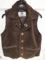 Suede vest, bodywarmer Edelnice Trachtenmode maat M Nieuw, Maat 48/50 (M), Nieuw, Ophalen of Verzenden, Overige thema's