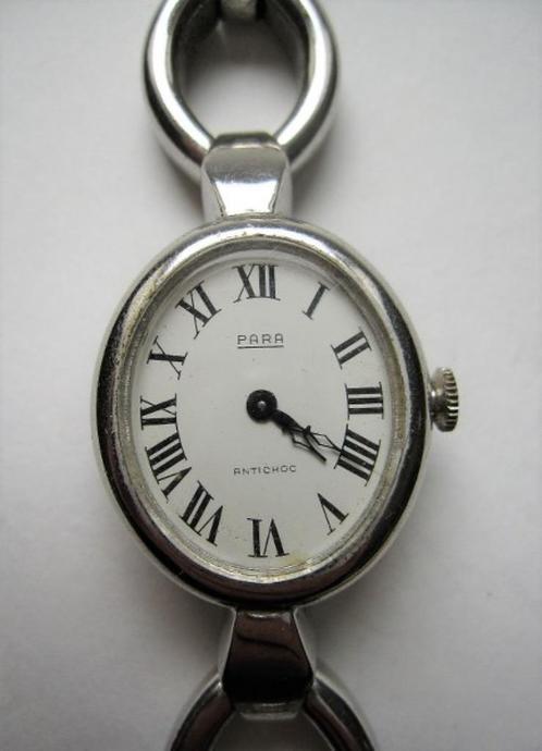 Vintage zilveren dameshorloge - PARA, Sieraden, Tassen en Uiterlijk, Overige Accessoires, Zo goed als nieuw, Ophalen