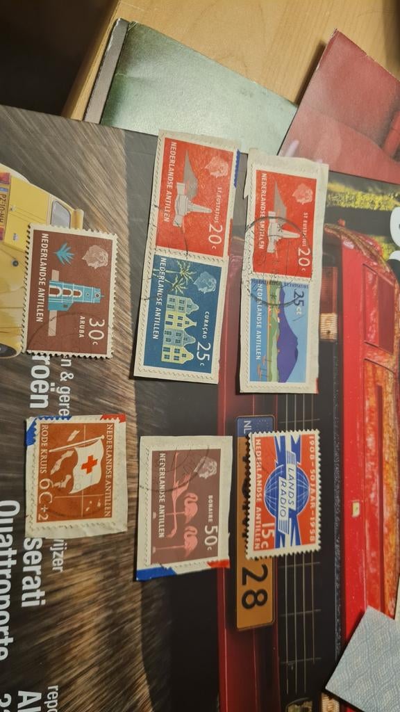 Postzegels Nederlandse Antillen - Diverse Waarden, Ophalen of Verzenden, Gestempeld