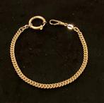 Antieke doublé horlogeketting ca 1920 single Albert-ketting, Overige merken, Overige materialen, Zakhorloge, Verzenden