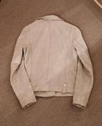 Grijs/bruine Gipsy leren jas, mt L (40/42), Kleding | Dames, Gipsy, Verzenden, Zo goed als nieuw, Grijs