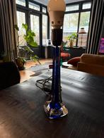 Vintage glazen tafellamp, Huis en Inrichting, Lampen | Tafellampen, Ophalen of Verzenden, Nieuw, Glas, Minder dan 50 cm