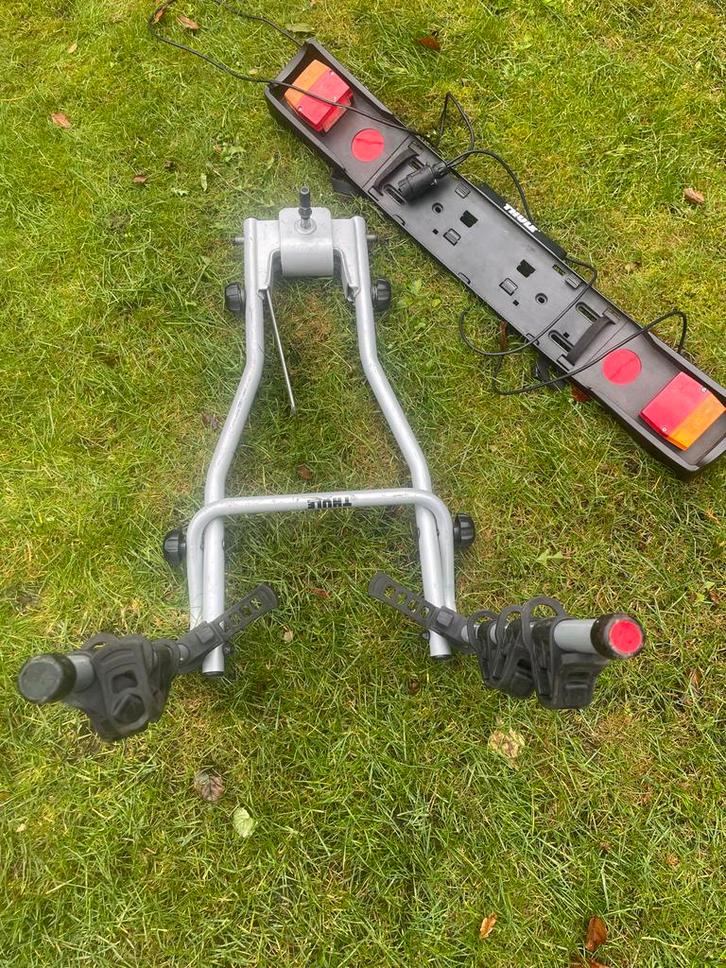 Thule HangOn 4 Fietsen - Tot 60kg, Auto diversen, Fietsendragers, Gebruikt, Trekhaakdrager, 3 fietsen of meer, Ophalen
