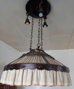 Smeedijzeren hanglamp, Huis en Inrichting, Lampen | Hanglampen, Ophalen, Gebruikt, 50 tot 75 cm, Vintage