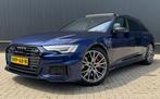 Audi A6 Avant 55 TFSIe Quattro Comp -Pano-Garantie-Leer-ACC, Auto's, Audi, Automaat, Zwart, Blauw, Stationwagon