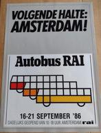 Oude RAI Amsterdam affiches.  Auto en bus., Rechthoekig Staand, Ophalen of Verzenden, Zo goed als nieuw, A1 t/m A3