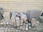 Klinkers stenen restanten, Tuin en Terras, Tegels en Klinkers, Ophalen, Gebruikt, Beton, Klinkers