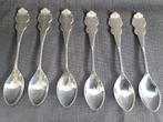 6 Biedermeier lepeltjes Douwe Egberts., Ophalen of Verzenden, Zo goed als nieuw, Overige materialen