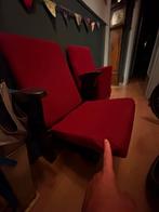 Bellevue Theaterstoelen - Amsterdam, Huis en Inrichting, Stoelen, Ophalen, Gebruikt, Twee, Stof