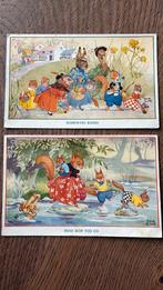 Fantasie Dieren.Kijk uit waar je loopt.Naar huis. Gesigneerd, Verzamelen, Ansichtkaarten | Themakaarten, Ophalen of Verzenden