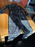 Zwart/ecru/bruine Ted Baker jumpsuit, maat 1 = 36 oversized, Kleding | Dames, Jumpsuits, Overige kleuren, Verzenden, Zo goed als nieuw