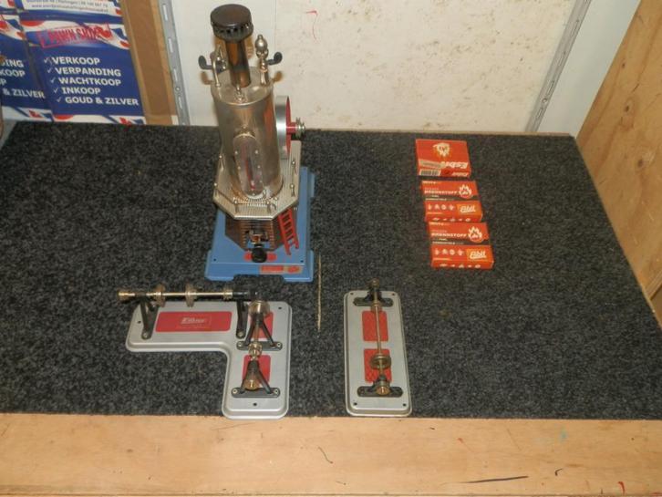 Wilesco D455 stoommachine compleet transmissie M50 en M55, Antiek en Kunst, Antiek | Speelgoed, Ophalen of Verzenden