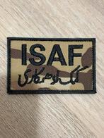 Patch ISAF, Ophalen of Verzenden, Landmacht, Nederland, Embleem of Badge