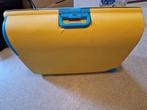 Carlton koffer geel, Sieraden, Tassen en Uiterlijk, Koffers, Gebruikt, Hard kunststof, Slot, 55 cm of meer