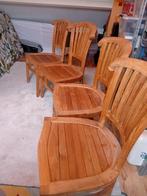 Teak Eetkamerstoelen - Set van 4, Antiek en Kunst, Ophalen of Verzenden