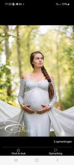 Mii estillo zwangerschapsjurk fotoshoot m /l, Grijs, Ophalen of Verzenden, Zo goed als nieuw