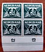 Setje blokjes van 4 vliegende duif PF, Verzenden, T/m 1940, Postfris