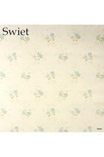 4956 bloemen behang blauw crème zand jaren 50 swiet, Huis en Inrichting, Stoffering | Behang, Verzenden, 75 m² of meer, Blauw