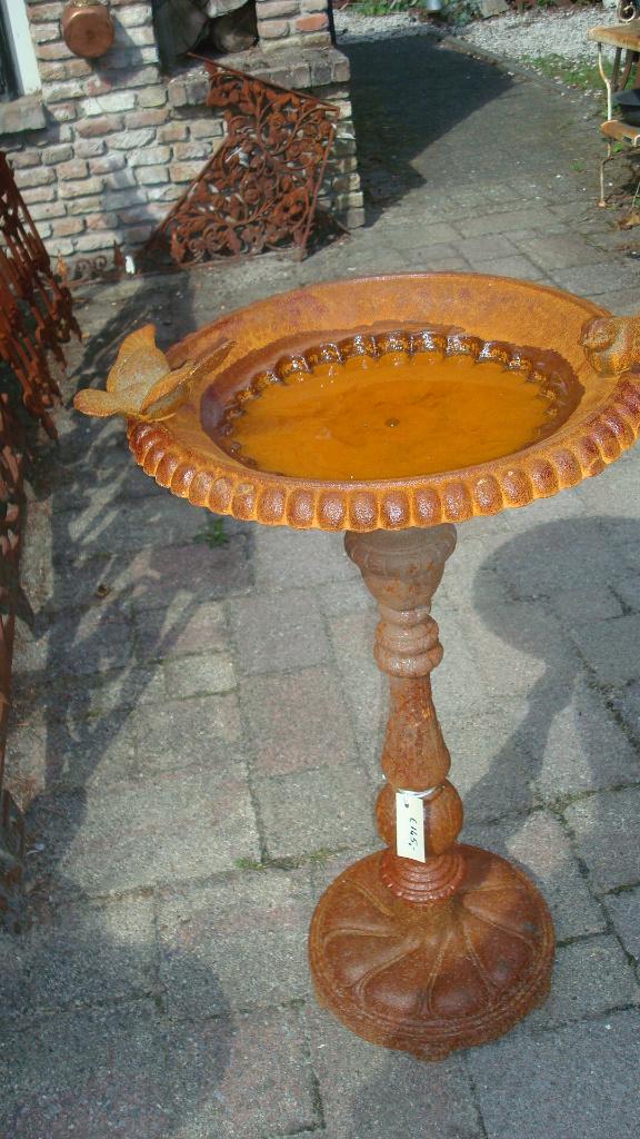 groot  vogelbad gietijzer, Ophalen, Nieuw