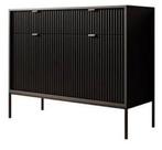 Meubella zwart dressoir "Navil", Huis en Inrichting, Kasten | Dressoirs, Ophalen, 100 tot 150 cm, Zo goed als nieuw, Modern
