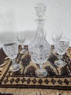 Karaf met 6 glazen, Antiek en Kunst, Antiek | Glas en Kristal, Ophalen