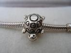 Pandora Bedel Schilpad, Sieraden, Tassen en Uiterlijk, Bedels, Verzenden, Zo goed als nieuw, Zilver, Pandora