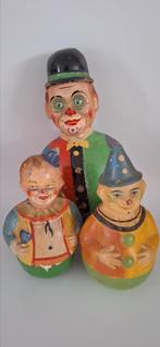 Unieke collectie Roly Poly schoenhut clowntjes papier maché, Ophalen of Verzenden