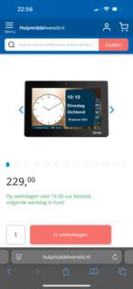 Dementie tablet klok met app, Ophalen of Verzenden, Zo goed als nieuw