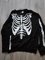 Zwarte sweater met skelet print - H&M, Kleding | Dames, H&M, Zwart, Ophalen of Verzenden, Zo goed als nieuw