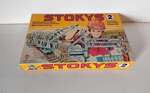 Vintage Stokys metalen bouwdoos, Antiek en Kunst, Antiek | Speelgoed, Ophalen of Verzenden