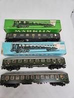Marklin 3x 4022 / 4023 / 4026 DB personenrijtuigen, Hobby en Vrije tijd, Modeltreinen | H0, Wisselstroom, Gebruikt, Wagon, Ophalen of Verzenden