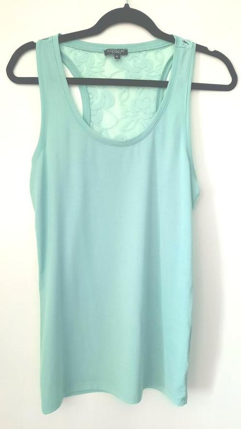 Coolcat dames top met kant - mintgroen XL, nieuw, Kleding | Dames, Tops, Nieuw, Maat 46/48 (XL) of groter, Groen, Zonder mouw