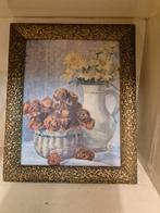Mooie prent,/schilderij met bloemen, Antiek en Kunst, Curiosa en Brocante, Ophalen of Verzenden