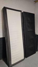 Boxspring matras 140x200 (2x 70x200), Ophalen, Gebruikt, Zwart, Tweepersoons